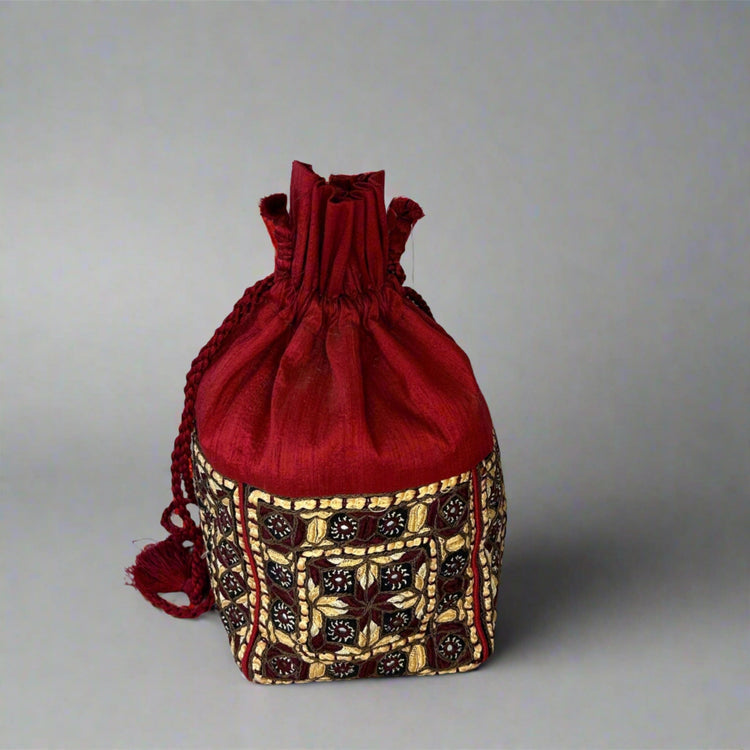 Rudhvay Soof Embroidery Handbag