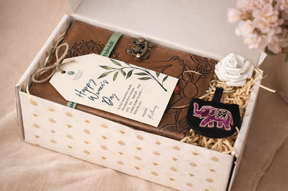 Meaningful Handmade Diary with handmade keychain