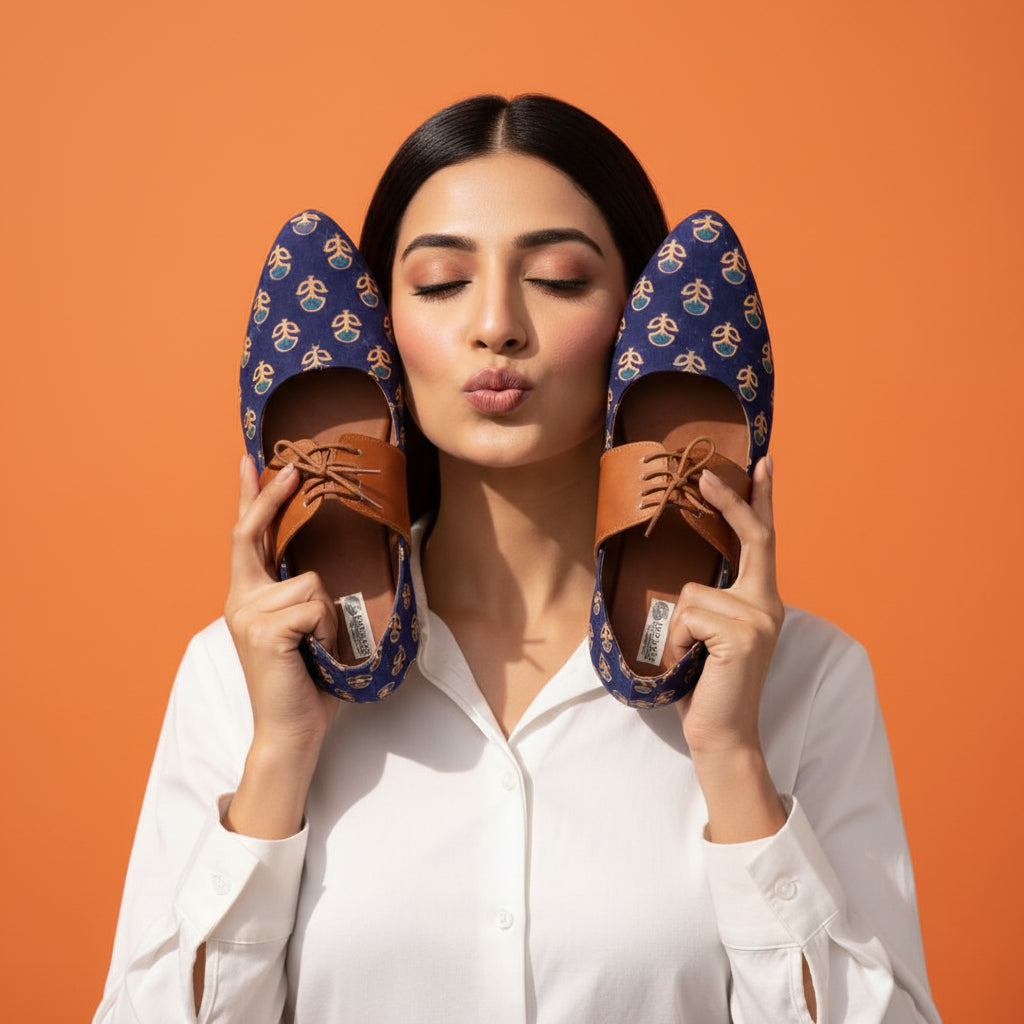 For the effortless confidence mom - Navy Minimal Jutti