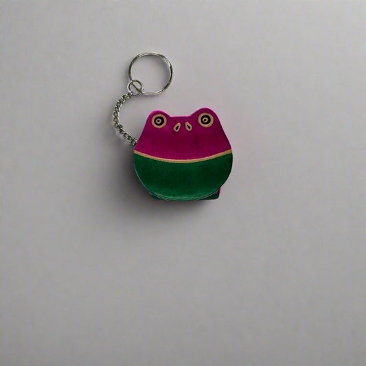 Rudhvay Hand Painted Leather Keychain