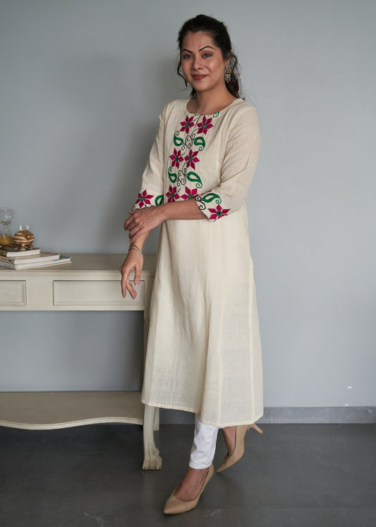 Rudhvay Kala Cotton Women's Kurta