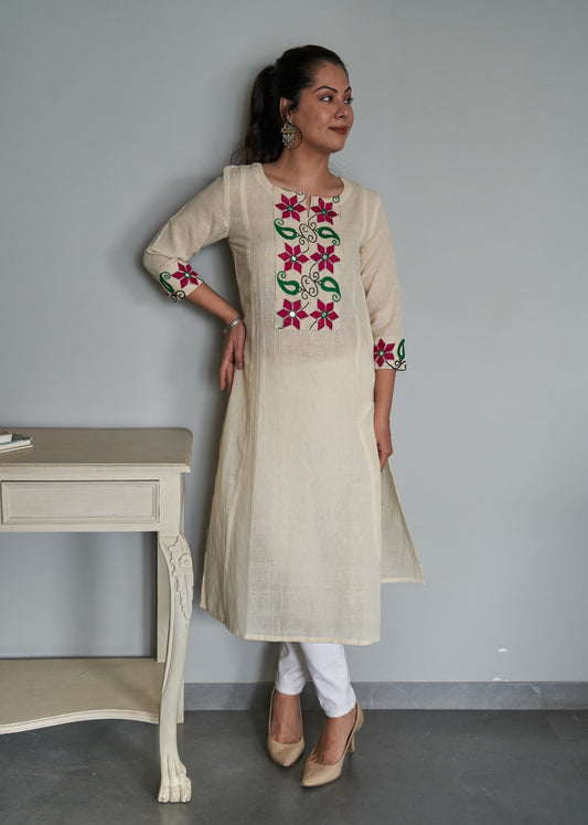 Rudhvay Kala Cotton Women's Kurta